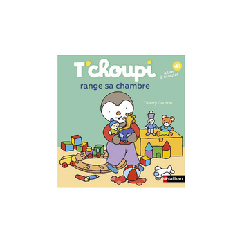 Visuel 1 du produit Le livre " T'choupi range sa chambre " aux Éditions Nathan