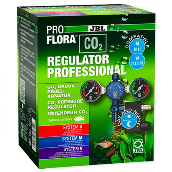 Visuel 1 du produit Détendeur électrovanne pour kit CO2, haute performance - JBL ProFlora CO2 Regulator Pro