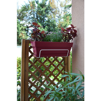 Visuel 1 du produit Support de jardinière blanc 35 cm