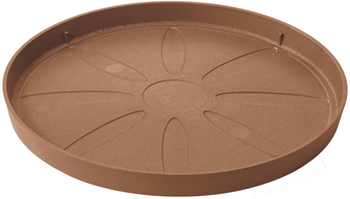 Visuel 1 du produit Soucoupe en plastique recyclé Deroma Origin Cotto - Ø 21 x H 1,9 cm