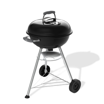 Visuel 1 du produit Barbecue charbon en acier émaillé noir Weber Compact Kettle Ø 47 cm - 54 x 53 x 88 cm