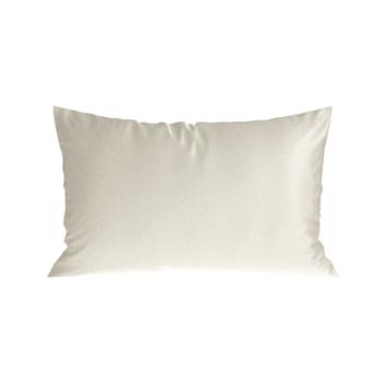 Visuel 1 du produit Coussin décoratif rectangulaire en coton coloris beige Serge Encre - 30 x 50 cm