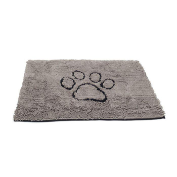 Visuel 1 du produit Tapis gris à motif pattes M - 79 x 51 cm