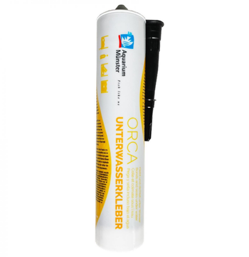 Visuel 1 du produit Colle pour aquarium hydrofuge, spécificité durable et solide - AQUARIUM MUNSTER Orca Underwater - 450g