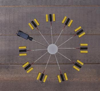 Visuel 1 du produit Adaptateur transformateur pour piles 4,5V 10x3AAA coloris noir indice de protection IP20
