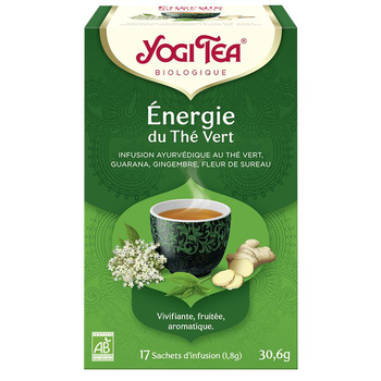 Visuel 1 du produit Yogi Tea Energie du Thé vert - 17 sachets