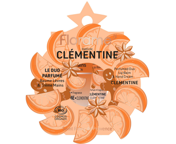Visuel 1 du produit Coffret duo parfumé clémentine coloris orange Cosmos Organic