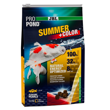 Visuel 1 du produit Aliment d'été pour carpes koïs et autres poissons de bassin JBL Propond Summer+Color - 2 kg