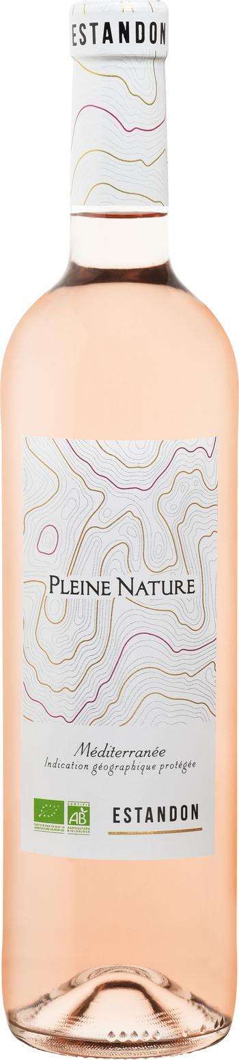 Visuel 1 du produit Vin rosé IGP Méditerranée Pleine Nature Estandon - 75 cl
