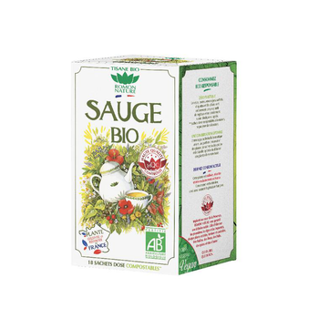 Visuel 1 du produit Tisane à la sauge bio en boite de 27 g