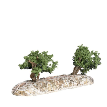Visuel 1 du produit Décor de crèche de Noël vignes Santons Escoffier - 14 x 4 x 5 cm