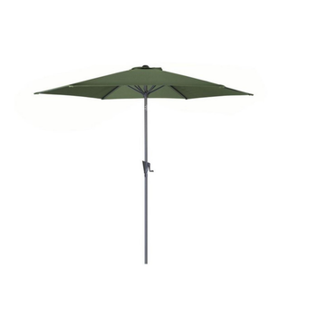 Visuel 1 du produit Parasol droit rond en aluminium couleur amande Proloisirs Tilt - Ø 3 m