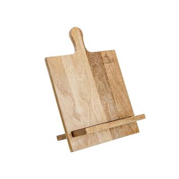 Visuel 1 du produit Lutrin décor citrouille en bois de manguier naturel - 33 x 25 x 16 cm