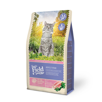 Visuel 1 du produit Croquette pour chat adulte au poisson Sam's Field - 2,5 kg