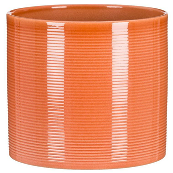Visuel 1 du produit Cache-pot en céramique orange Scheurich 828 Papaya - Ø 12 cm