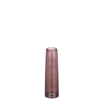 Visuel 1 du produit Vase soliflore en verre coloris marron Xandra - Ø 7 x H 23,5 cm