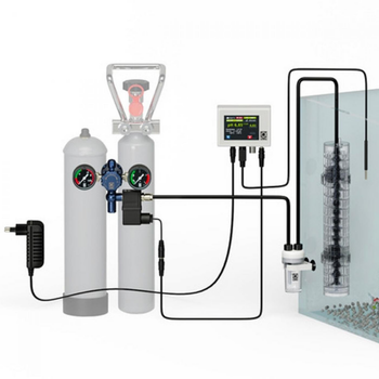 Visuel 1 du produit Kit CO2 professionnel avec contrôleur CO2/pH, JBL ProFlora Set V