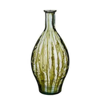 Visuel 1 du produit Vase en verre recyclé coloris vert Palermo - Ø 28 x H 60 cm