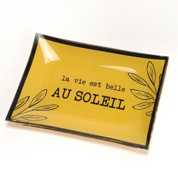 Visuel 1 du produit Vide-poche Au Soleil en verre - 10 x 15 cm