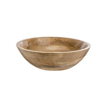 Visuel 1 du produit Saladier rond en bois de manguier naturel - Ø 30 x H 9 cm