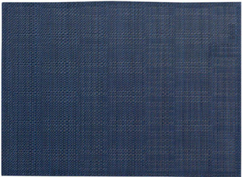 Visuel 1 du produit Set de table bleu en PVC tissé Canna - 33 x 45 cm