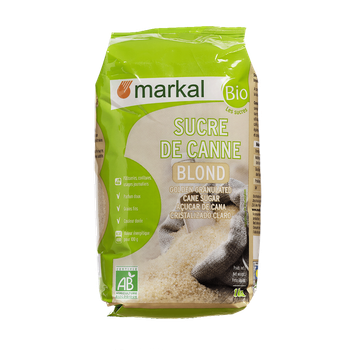 Visuel 1 du produit Sucre blond de canne bio Markal - 1 kg