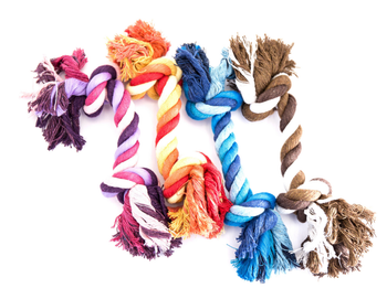 Visuel 1 du produit Corde à 2 nœuds pour chien - 30 cm de long