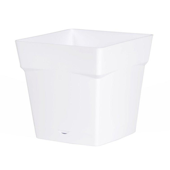 Visuel 1 du produit Pot carre Toscane Blanc L24,8 x l24,8 x H24