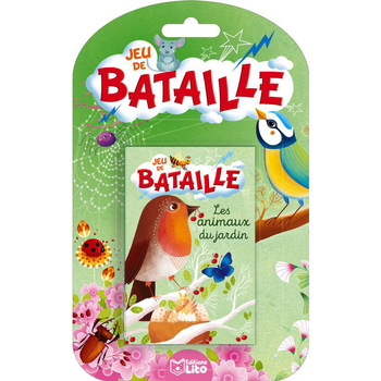 Visuel 1 du produit Jeu de bataille – Les animaux du jardin aux éditions Lito