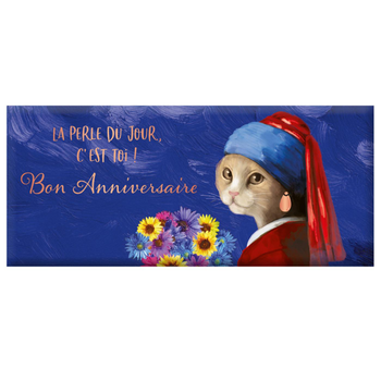 Visuel 1 du produit Mini tablette chocolat lait "La perle du jour, c'est toi !" Art Grafik - 30 g