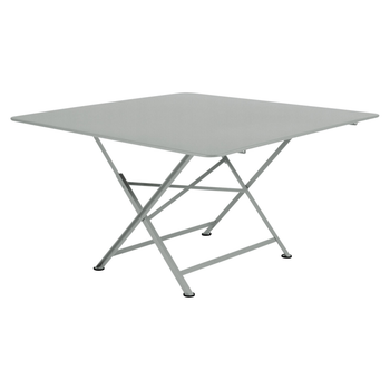 Visuel 1 du produit Table pliante Cargo coloris gris en acier Fermob - 130 x 130 cm