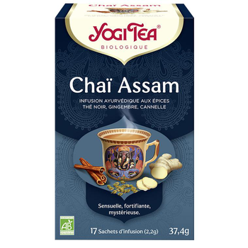 Visuel 1 du produit Yogi Tea Chai Assam – La boîte de 17 sachets