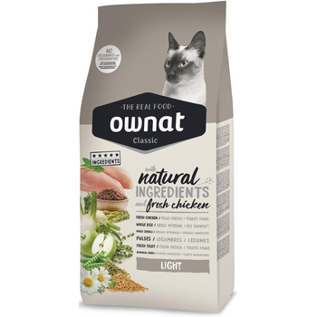 Visuel 1 du produit Croquette pour chat adulte Classic Light Cat Ownat- 1,5 kg
