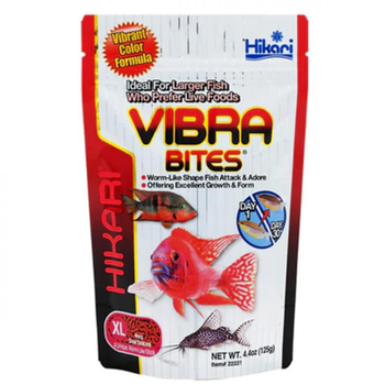 Visuel 1 du produit Aliment Vibra Bites XL pour poissons, spécifique aquarium - HIKARI AQUARIUM - 125g