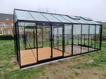 Visuel 1 du produit Serre de jardin R308XH Blackline ACD coloris noir - 306 x 593 cm