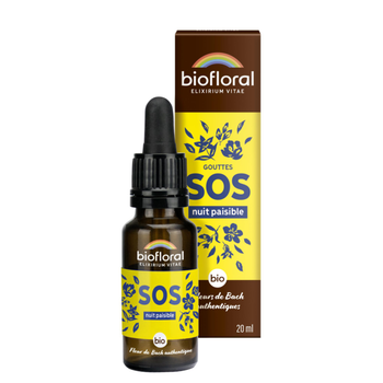 Visuel 1 du produit Flacon goutte bio Biofloral SOS nuit paisible - 45 g