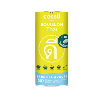 Visuel 1 du produit Bouillon déshydraté thaï bio Cossû  x 10 - 40 g