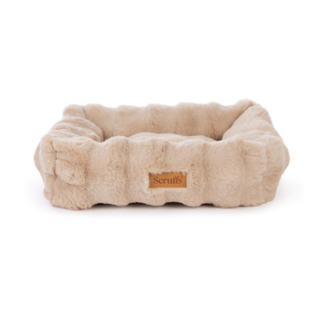 Visuel 1 du produit Corbeille pour chien Alpine coloris beige en tissu Scruffs Taille M - 60 x 50 cm
