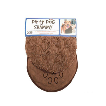 Visuel 1 du produit Serviette de toilettage marron - 33 x 79 cm