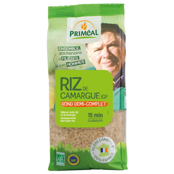 Visuel 1 du produit Riz rond demi complet bio de Camargue en sachet de 500 g