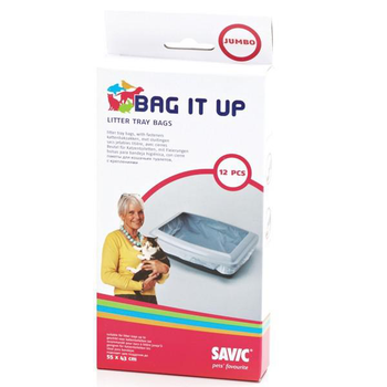 Visuel 1 du produit Sacs pour bac à litière - 55 x 43 cm -12 sacs