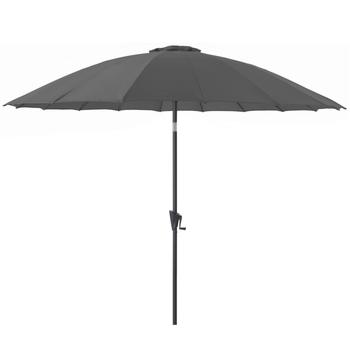 Visuel 1 du produit Parasol pagode à manivelle coloris gris Ø 300 cm