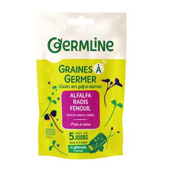 Visuel 1 du produit Graines à germer bio alfa, radis, fenouil - 150 g