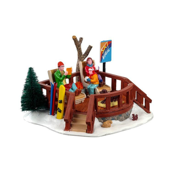 Visuel 1 du produit Scénette Soleil sur les pentes Lemax - 15 x 9,7 x 13,5 cm