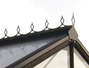 Visuel 1 du produit Décoration faîtière laquée pour serre 4 vitres ACD