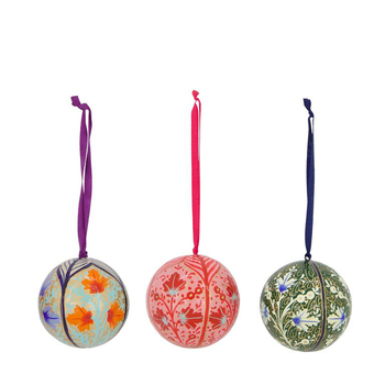 Visuel 1 du produit Boule à suspendre en papier mâché recyclé coloré - Ø 7 cm