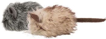 Visuel 1 du produit Jouet pour chat en peluche coloris multicolore souris avec catnip Trixie - 9 cm