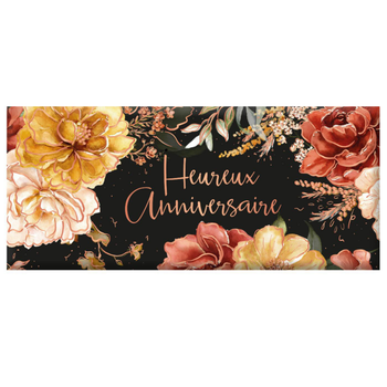 Visuel 1 du produit Mini tablette chocolat lait « Heureux Anniversaire » Art Grafik - 30 g