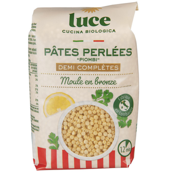 Visuel 1 du produit Pâtes perlées demi-complètes bio Piombi - 500 g