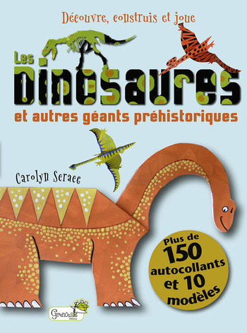 Visuel 1 du produit Livre "Les dinosaures découvre construis" Artemis